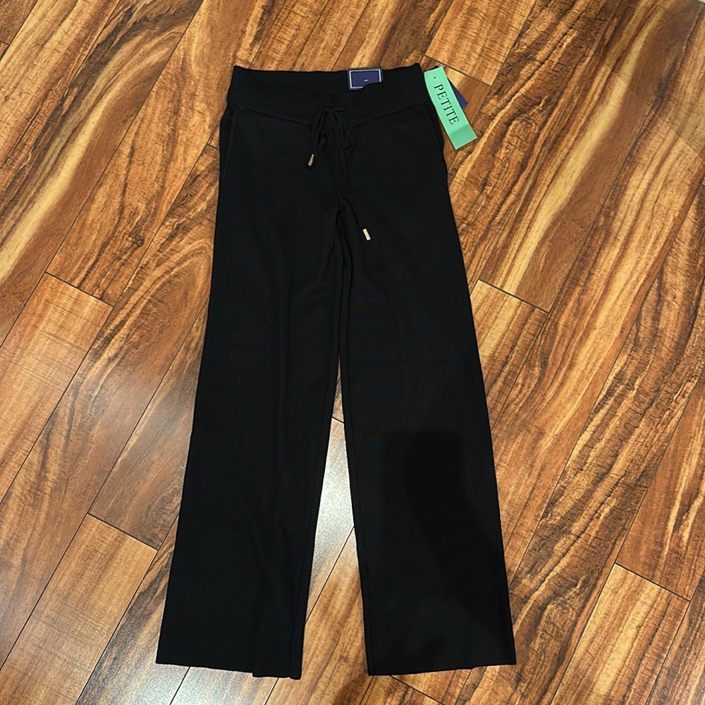 Heavy weight knit black PS travel work pants